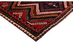 Tappeto Shiraz Figurativo Rosso Blu Scuro 177x263 Cm