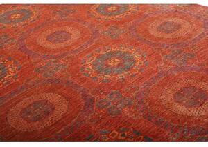 Tappeto Kairo Stilizzato Rosso Blu 204x293 Cm