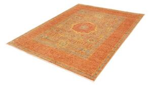 Tappeto Kairo Stilizzato Ruggine Azzurro 153x196 Cm