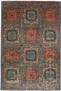 Tappeto Kairo Geometrico Blu Mattone 202x302 Cm
