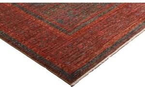 Tappeto Kairo Medaglione Rosso Mattone Blu Petrolio 152x200 Cm