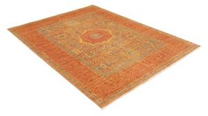 Tappeto Kairo Stilizzato Ruggine Azzurro 153x196 Cm