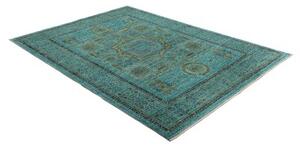 Tappeto Kairo Stilizzato Verde Petrolio Ocra 173x243 Cm