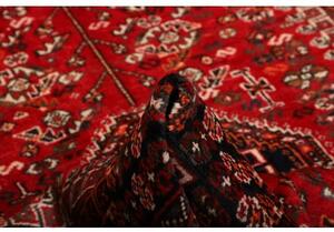 Tappeto Shiraz Geometrico Rosso Scuro Nero 162x248 Cm
