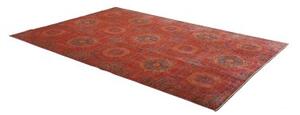 Tappeto Kairo Stilizzato Rosso Blu 204x293 Cm