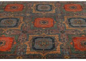 Tappeto Kairo Geometrico Blu Mattone 202x302 Cm