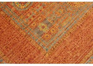 Tappeto Kairo Stilizzato Ruggine Azzurro 153x196 Cm