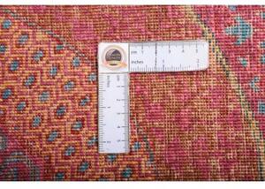 Tappeto Kairo Geometrico Rosso Mattone Blu Avio 171x240 Cm