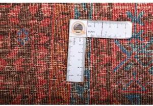 Tappeto Kairo Medaglione Rosso Mattone Blu Petrolio 152x200 Cm