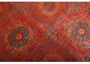 Tappeto Kairo Stilizzato Rosso Blu 204x293 Cm