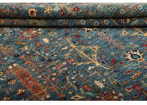 Tappeto Floralia Floreale Blu Petrolio Beige 207x295 Cm