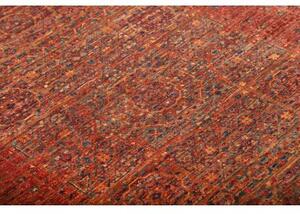 Tappeto Kairo Stilizzato Rosso Ruggine Blu 98x151 Cm