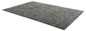 Tappeto Floralia Floreale Blu Petrolio Beige 207x295 Cm