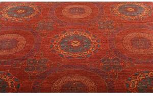Tappeto Kairo Stilizzato Rosso Ruggine Blu Petrolio 170x228 Cm