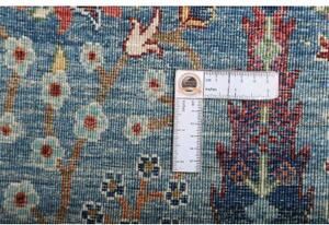 Tappeto Floralia Floreale Blu Petrolio Beige 207x295 Cm