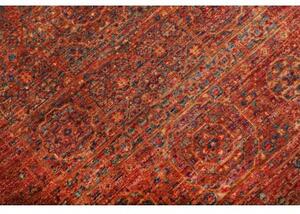 Tappeto Kairo Stilizzato Rosso Ruggine Blu 98x151 Cm