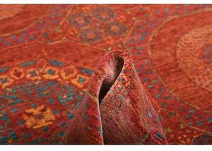 Tappeto Kairo Stilizzato Rosso Ruggine Blu Petrolio 170x228 Cm