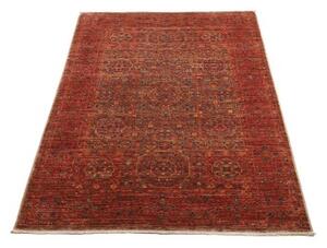 Tappeto Kairo Geometrico Rosso Ruggine Blu Petrolio 98x151 Cm