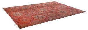 Tappeto Kairo Geometrico Rosso Ruggine Blu Petrolio 203x292 Cm