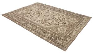 Tappeto Vintage Stilizzato Beige Marrone 204x286 Cm