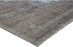 Tappeto Vintage Medaglione Floreale Azzurro Marrone 240x325 Cm