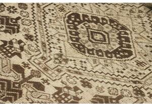 Tappeto Vintage Stilizzato Beige Marrone 204x286 Cm