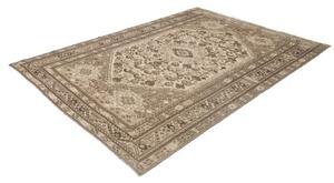 Tappeto Vintage Stilizzato Beige Marrone 204x286 Cm