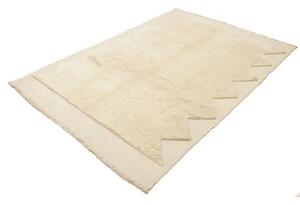 Tappeto Gabbeh Geometrico Avorio Beige 166x232 Cm