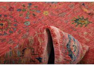 Tappeto Floralia Floreale Rosso Mattone Blu Cobalto 243x292 Cm