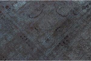 Tappeto Vintage Medaglione Floreale Blu Grigio 228x334 Cm