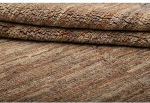 Tappeto Gabbeh Geometrico Marrone Sabbia Grigio Scuro 205x277 Cm