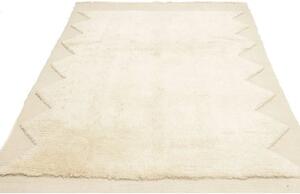 Tappeto Gabbeh Geometrico Avorio Beige 166x232 Cm