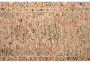 Tappeto Zigler Fine Stilizzato Beige Rosa Antico Corsia 79x296 Cm