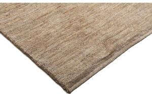 Tappeto Gabbeh Tinta Unita Beige Marrone Chiaro 156x207 Cm