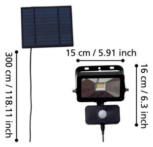 Eglo 900247-LED Faretto solare con sensore VILLAGRAPPA 15xLED/0,03W/3,7V IP44