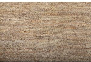 Tappeto Gabbeh Tinta Unita Beige Marrone Chiaro 156x207 Cm