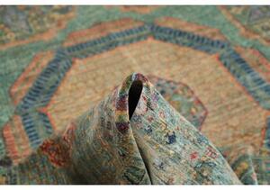 Tappeto Kairo Stilizzato Verde Petrolio Beige 251x317 Cm