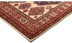 Tappeto Kazak Fine Geometrico Beige Blu 155x202 Cm