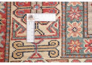 Tappeto Kazak Fine Stilizzato Beige Rosso 149x207 Cm