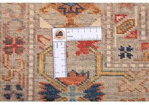 Tappeto Kazak Fine Geometrico Beige Blu 155x202 Cm