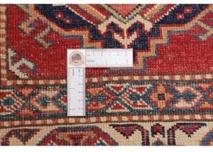Tappeto Kazak Fine Stilizzato Rosso Beige 143x205 Cm