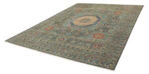 Tappeto Kairo Stilizzato Verde Petrolio Beige 251x317 Cm