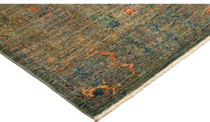 Tappeto Kairo Stilizzato Verde Oliva Blu Petrolio 154x202 Cm