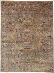 Tappeto Kairo Medaglione Beige Grigio 151x203 Cm