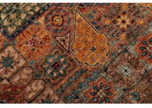 Tappeto Kairo Stilizzato Ruggine Ocra Corsia 81x244 Cm