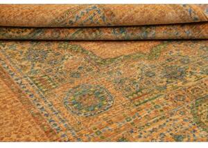 Tappeto Kairo Stilizzato Arancione Blu 153x221 Cm