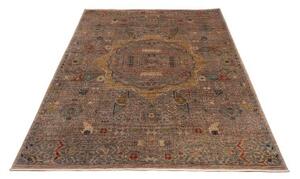 Tappeto Kairo Medaglione Beige Grigio 151x203 Cm