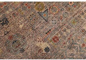 Tappeto Kairo Medaglione Beige Grigio 151x203 Cm