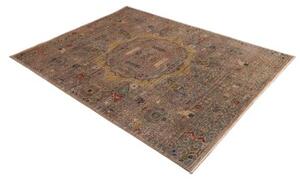 Tappeto Kairo Medaglione Beige Grigio 151x203 Cm