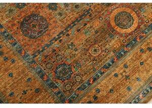 Tappeto Kairo Medaglione Ocra Blu 154x205 Cm